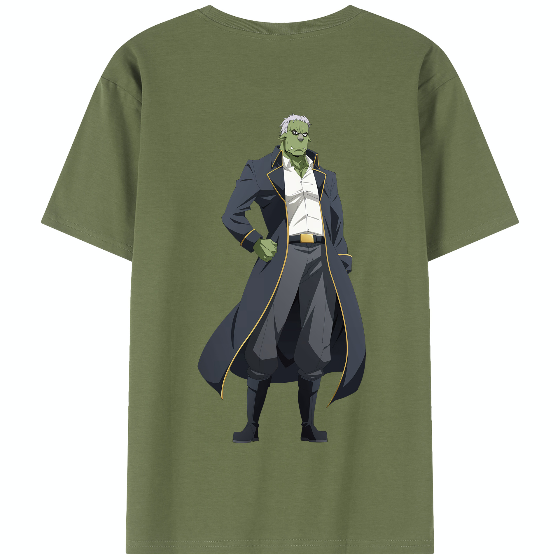 （画像用） 転スラ Regarding Reincarnated to Slime 綿100％半袖Tシャツ（背面プリント）